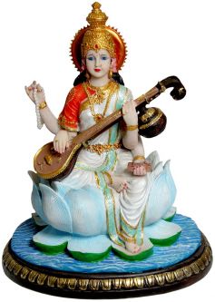 Sarasvati on Lotus 11.5"